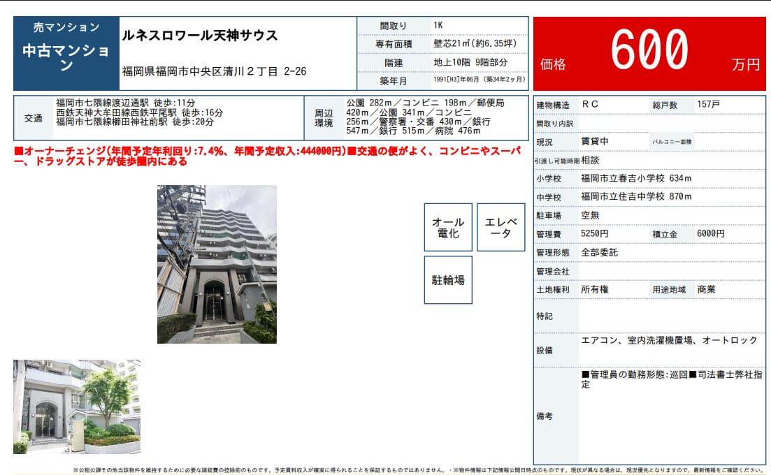 中古区分マンション